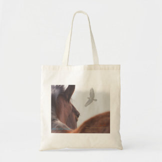 New forest Pony and Buzzard Tote Bag