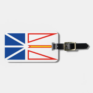 NEW FOUNDLAND Flag Luggage Tag