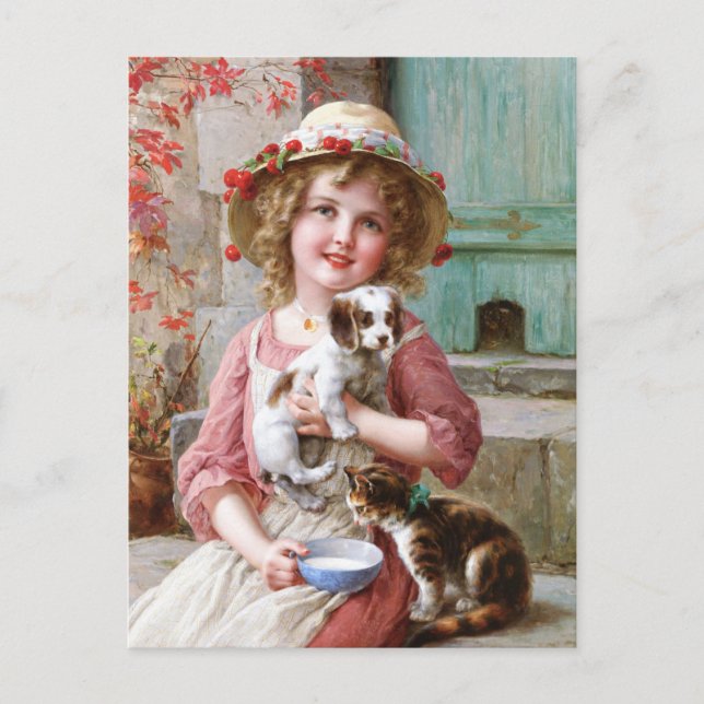 New Friends - Emile Vernon  Postcard (Front)