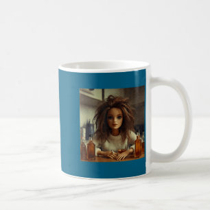 New funny distressed doll face meme coffee mug