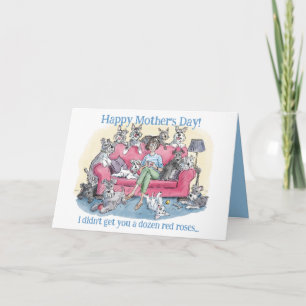 New Funny Dog Mother's Day Greeting Card