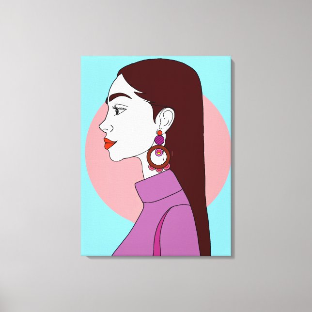 New games canvas print (Front)
