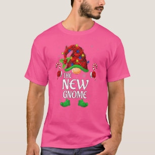 New Gnome Buffalo Red Plaid Matching Family Christ T-Shirt