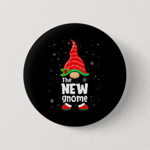 New Gnome Matching Family Group Christmas Party Pa 2 Inch Round Button