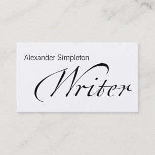 New Gothic Writer Business Card