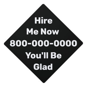New Grad Ready to Work Graduation Cap Topper