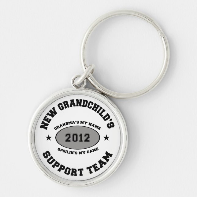 New Grandchild 2012 Keychain (Front)