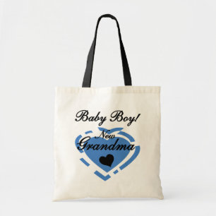 New Grandma Baby Boy Tshirts and Gifts Tote Bag