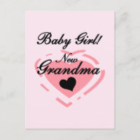 New Grandma Baby Girl Tshirts and Gifts