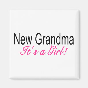 New Grandma Its A Girl Magnet