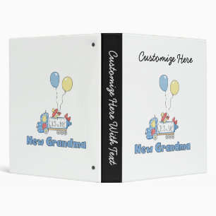 New Grandma Truck It's a Boy Gifts Binder