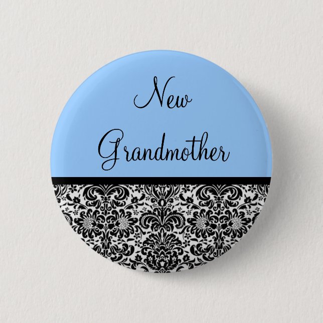 New Grandmother 2 Inch Round Button (Front)