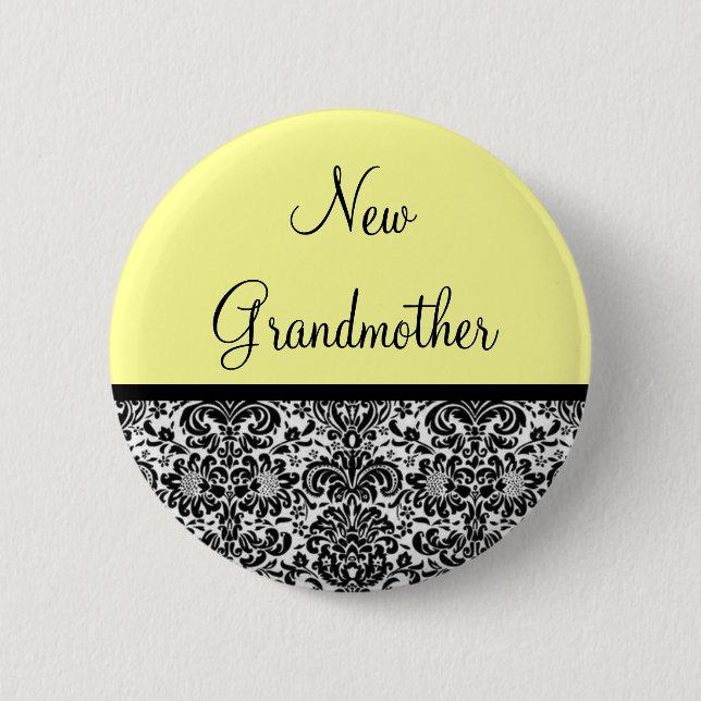 New Grandmother 2 Inch Round Button (Front)