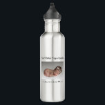 new grandmother first mothers day baby photo 710 ml water bottle<br><div class="desc">Celebrate grandma on her first mothers day with this personalized stainless steel water bottle.  All text can be customized.  Add your own photo to create a truly unique gift for her first mothers day as a grandma.</div>