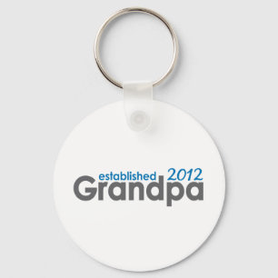 New Grandpa established 2012 Keychain