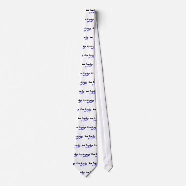 New Grandpa Its Twins Tie (Front)