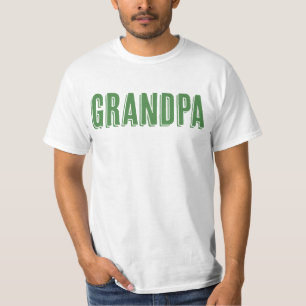 New "Grandpa" Text T-Shirt