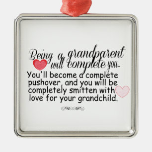 New Grandparents Metal Ornament