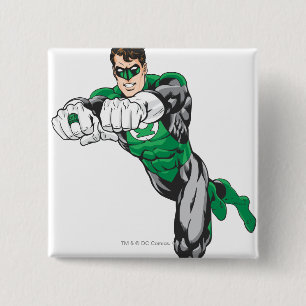 New Green Lantern 1 2 Inch Square Button