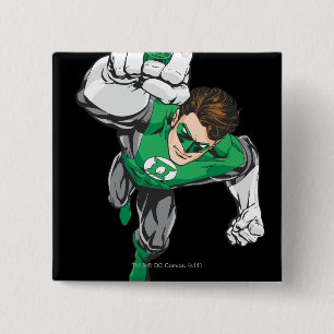 New Green Lantern 6 2 Inch Square Button