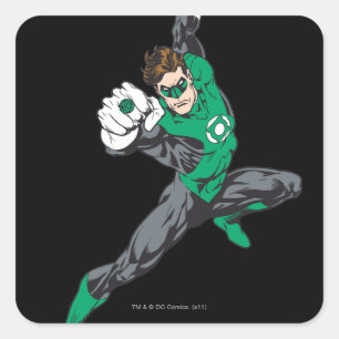 New Green Lantern 7 Square Sticker