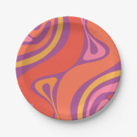 New Groove Abstract Trippy Retro 60s 70s Pattern 