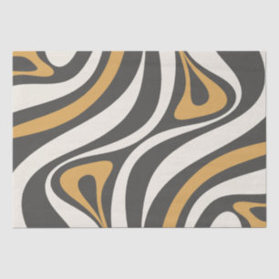 New Groove Retro Abstract Pattern Tissue Paper