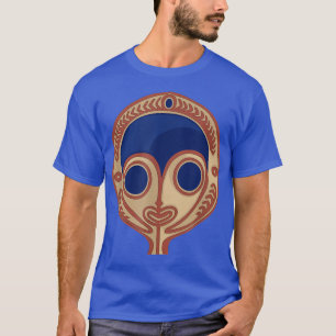 New Guinea Tribal Art Face Mask Carving T-Shirt