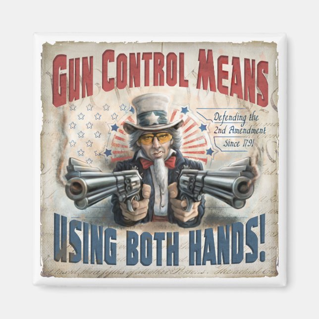 New Gun Rights Gear Magnet (Front)