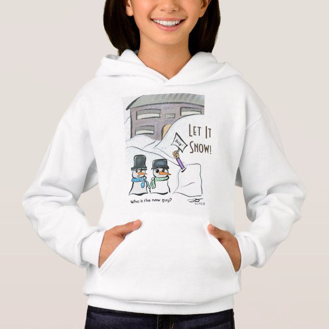 New Guy Girl's Hoodie (Front)