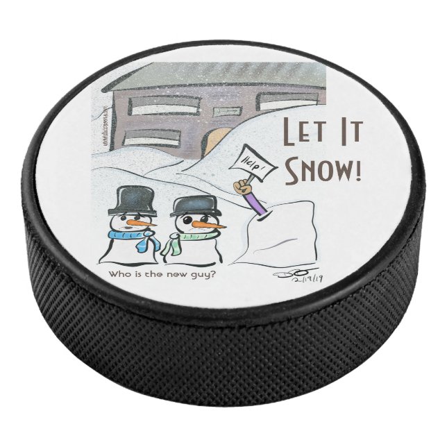 New Guy Hockey Puck (3/4)