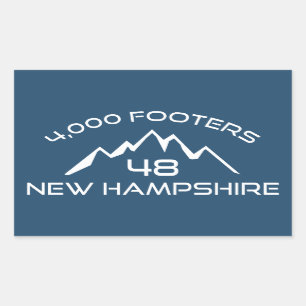 New Hampshire 4000 Footers Mountain Sticker