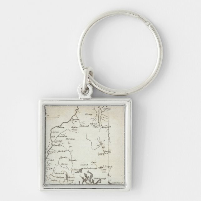 New Hampshire 7 Keychain (Front)
