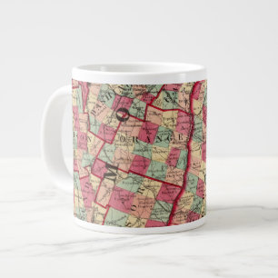 New Hampshire and Vermont 2 Large Coffee Mug