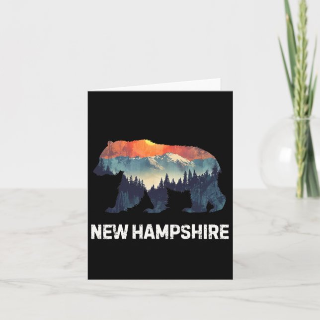 New Hampshire Bear  Card (Front)