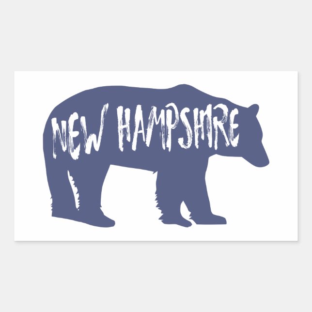 New Hampshire Bear Sticker (Front)