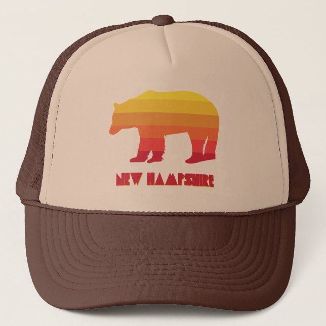 New Hampshire Bear Trucker Hat (Front)