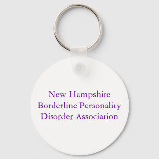 New Hampshire Borderline Personality Disorder A... Keychain