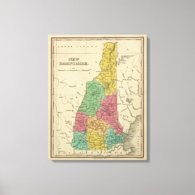 New Hampshire Canvas Print (Front)