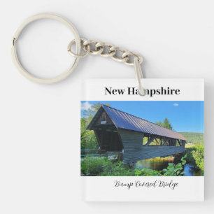 New Hampshire Covered Bridge   Keychain