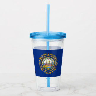 New Hampshire Flag Acrylic Tumbler