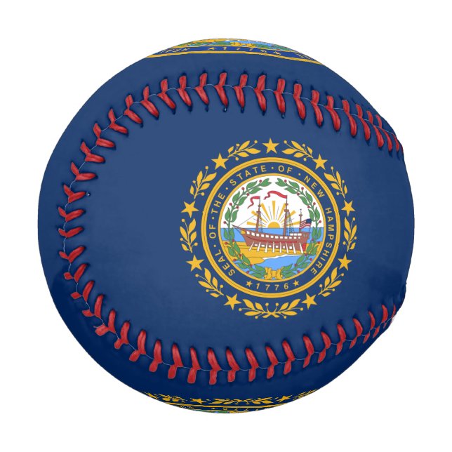 New Hampshire flag Baseball (Front Left)
