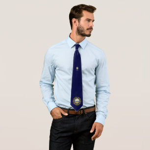 New Hampshire flag Tie