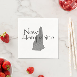 New Hampshire Granite State Hampshirite Party Napkin