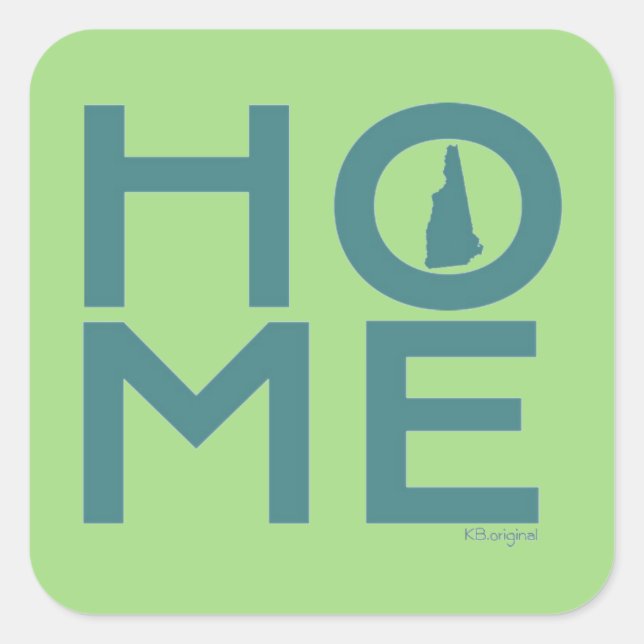 New Hampshire HOME sticker (Front)
