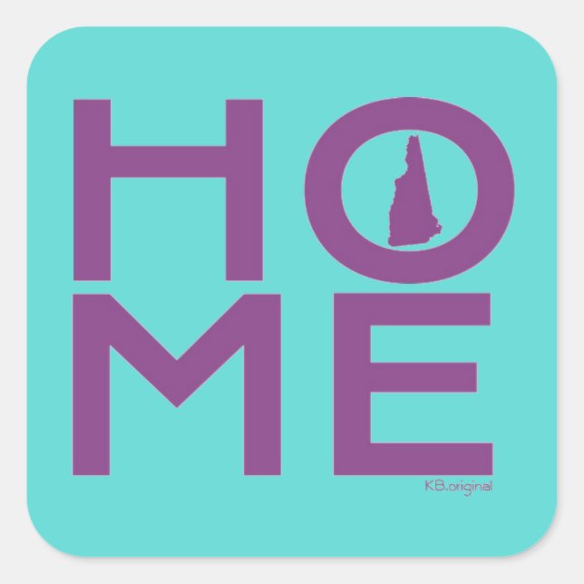 New Hampshire HOME sticker (Front)