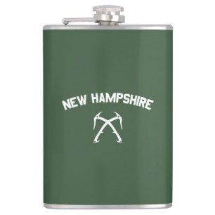 New Hampshire Ice Climbing Hip Flask