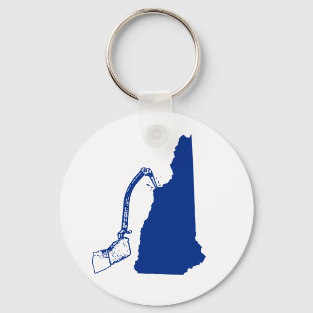 New Hampshire Ice Climbing Keychain (Front)