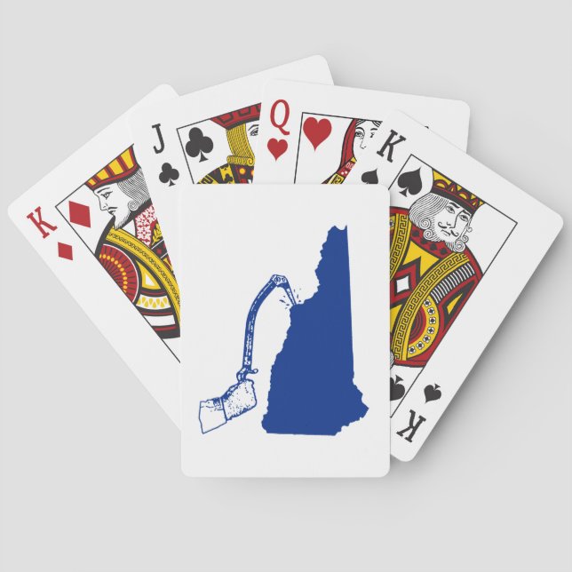 New Hampshire Ice Climbing Playing Cards (Back)