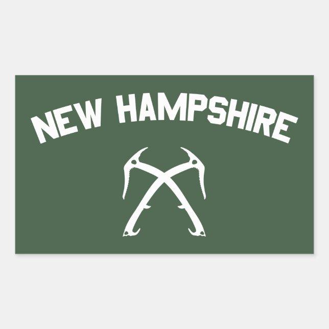 New Hampshire Ice Climbing Sticker (Front)